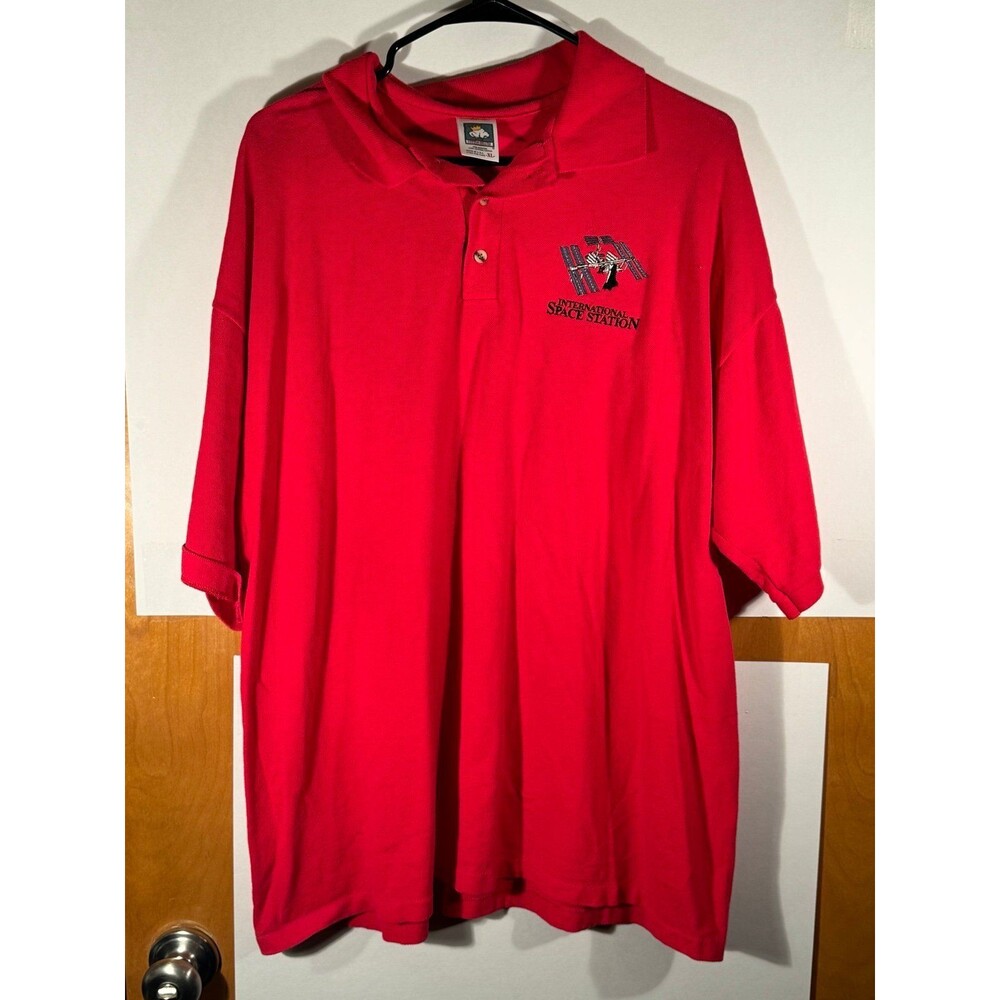 Vintage‎ International Space Station Polo Shirt XL USA